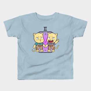 Gemini Zodiac Sign Kids T-Shirt